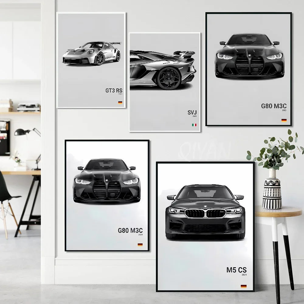 Wall Art - SVJ / GT3 RS / G80 M3C / M5 CS - Print Poster