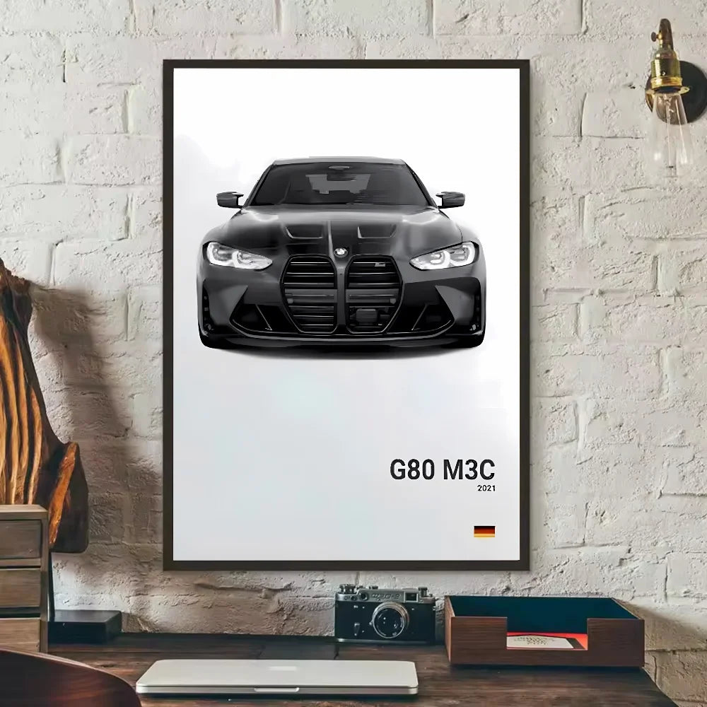 Wall Art - SVJ / GT3 RS / G80 M3C / M5 CS - Print Poster