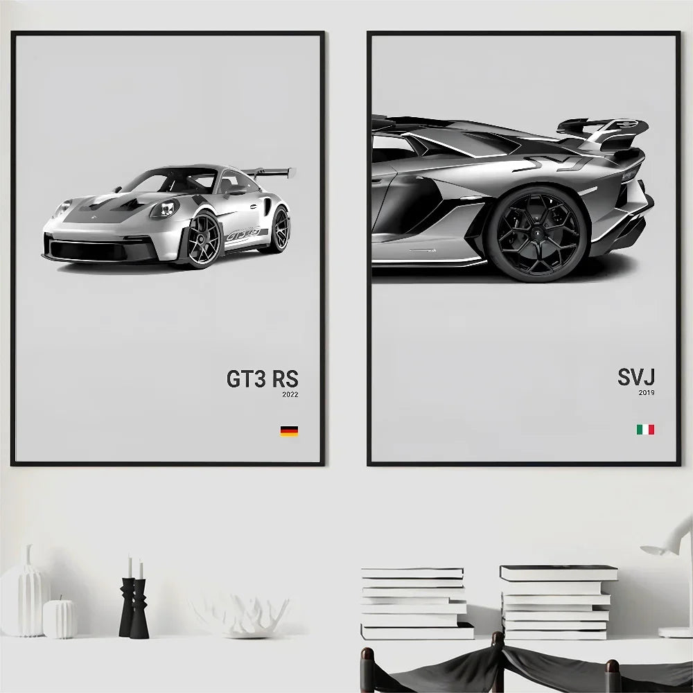 Wall Art - SVJ / GT3 RS / G80 M3C / M5 CS - Print Poster