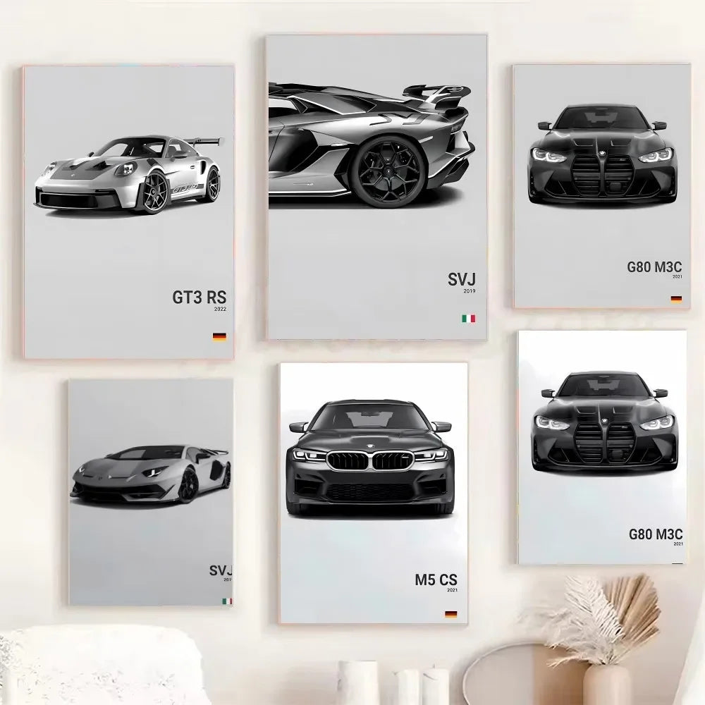 Wall Art - SVJ / GT3 RS / G80 M3C / M5 CS - Print Poster